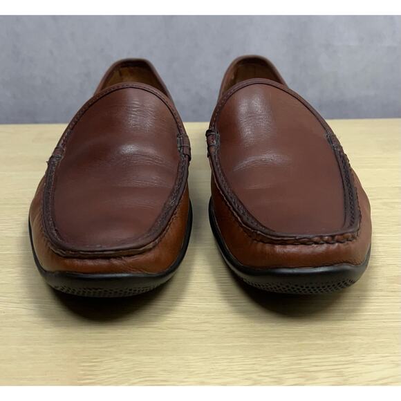 Allen Edmonds Men’s Conway 5989 Brown Leather Penny Loafer Preppy Shoes Size 11D